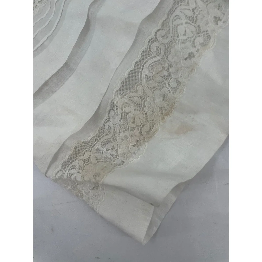 DOEN Skirt Chestnut Petal Wings Floral L White Good